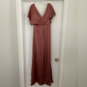 Revelry Gwen Satin Dress